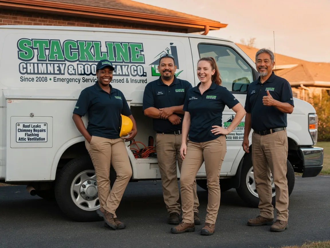 Chimney flashing repair company in Ophiem, IL